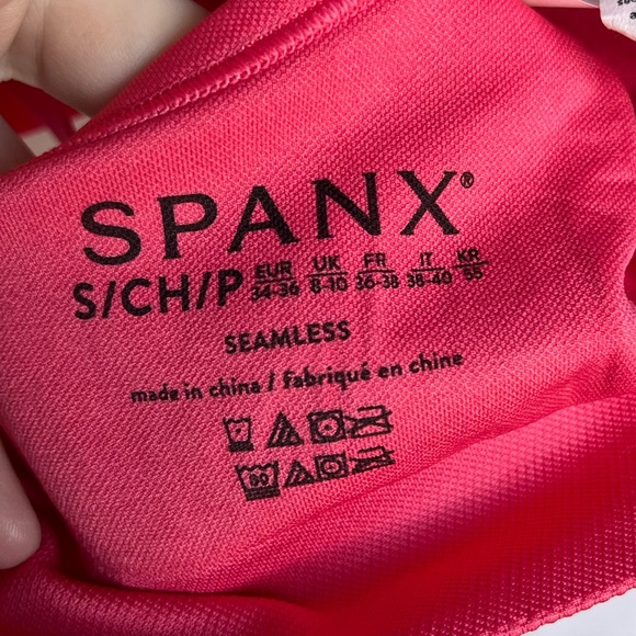 SPANX NWT SpaceDye Coral Punch Sports Bra - Picture 5 of 6
